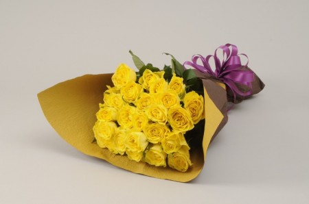 1万円バラの花束  黄色